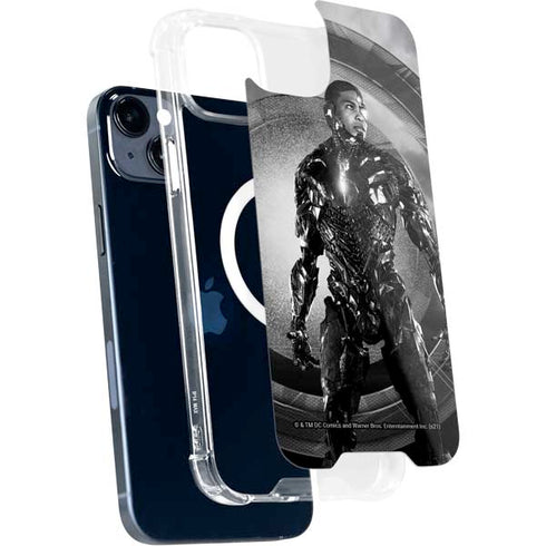 The Justice League (2017) Cyborg Poster iPhone 15 Plus MagSafe Case